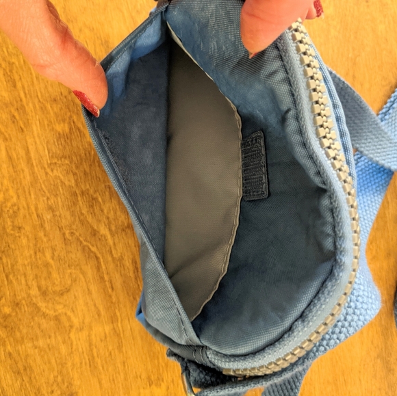 Kipling Blue Crossbody Wallet Purse - Picture 10 of 11